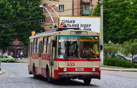 У Львові тролейбуси курсуватимуть за зміненими маршрутами