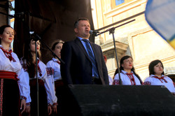 У Львові на пам`ятному балконі згадали визначні події української держави (ФОТО)