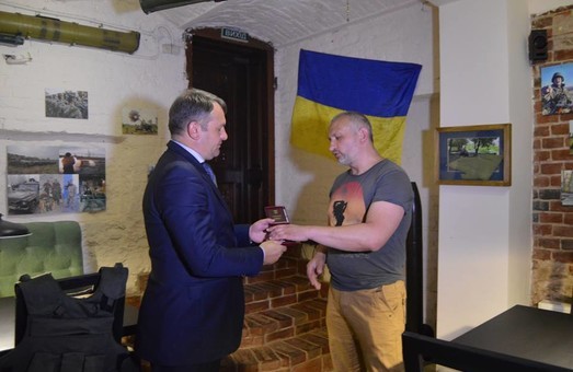 Боєць добровольчого батальйону «Донбас» отримав орден «За мужність»