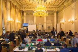 Як проходила перша сесія Львівської обласної ради після канікул: фоторепортаж