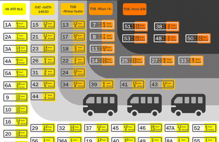 Стала відома кількість автобусів на маршрутах: інфографіка