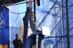Юлія Тимошенко під час виступу