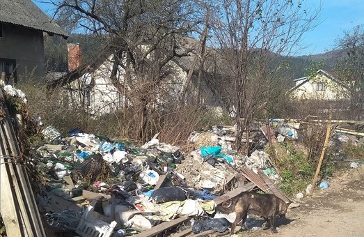 На Львівщині підприємець назбирав на подвір`ї стільки сміття, що коли воно загорілося, він вчадів