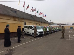 У Львові капелани поблагословили автомобілі для Військової служби правопорядку (ФОТО)