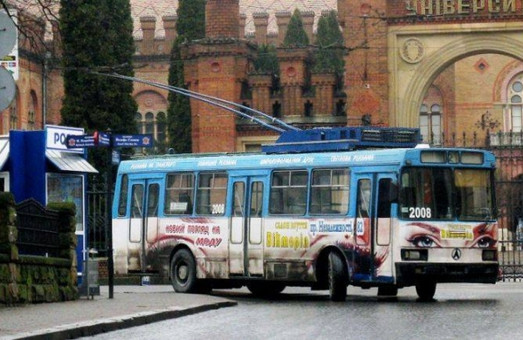 У Чернівцях можуть зупинитися тролейбуси через відключення струму
