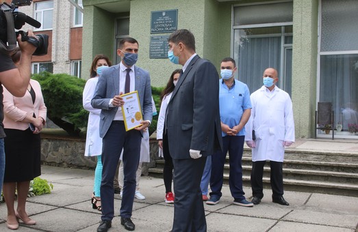 Кам’янко-Бузька центральна районна лікарня на Львівщині отримала нові апарати ШВЛ