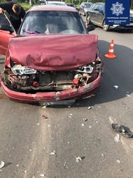 У Івано-Франківську нетверезий водій спричинив аварію