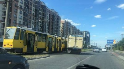 У Львові зупинилися трамваї маршруту № 3