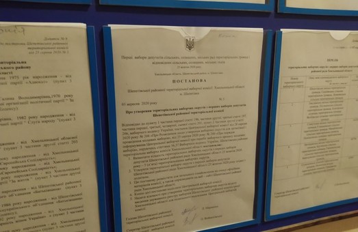 Шепетівська РВК визначила округи для голосування до Шепетівської райради