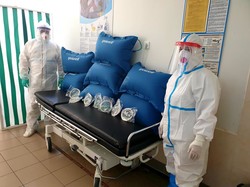 Львівська обласна інфекційна клінічна лікарня отримала нові кисневі подушки