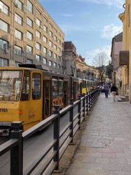 У центрі Львова в  «годину пік» призупинився рух трамваїв