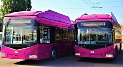 Тролейбуси, виготовлені у Луцьку, почали курсувати у двох містах Полтавщини