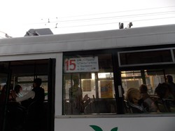 У Луцьку небайдужі фанати виготовили маршрутні таблички для тролейбусів