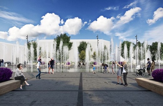 Садовий обіцяє, що фонтан перед Львівською оперою почне працювати уже в середині жовтня