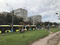 У Львові на вулиці Гетьмана Мазепи зупинилися тролейбуси