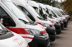 Львів і Львівщина отримали нові автомобілі швидкої медичної допомоги