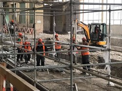 У Львові відновилася реконструкція трамвайного депо № 2 на Підзамчі