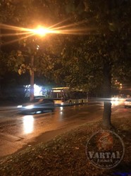 У Львові на вулиці Мазепи завмерли тролейбуси 33-го маршруту