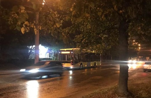 У Львові на вулиці Мазепи завмерли тролейбуси 33-го маршруту