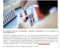 Пустомитівська центральна районна лікарня на Львівщині почала приймати недужих на COVID-19