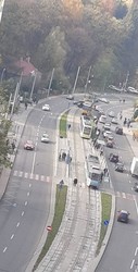 ДТП на вулиці Стуса зупинило рух трамваїв на Сихів