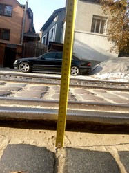 У Львові поліція зобов’язала «Львівелектротранс» усунути «випирання» рейок на вулиці Шевченка