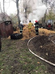 Учора у селі Туринка на Львівщині зайнялася солома на приватному подвір’ї