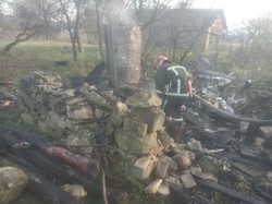 У селі Ушня на Золочівщині згоріла дерев’яна прибудова