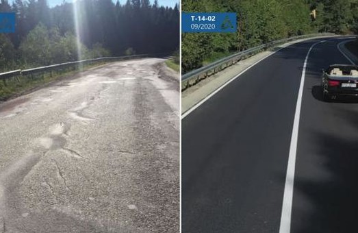 На Львівщині завершили ремонт дороги через Східницький перевал