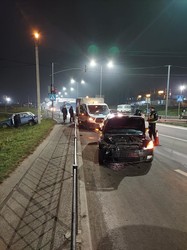 У Солонці біля Львова сталося ДТП на самому світлофорі