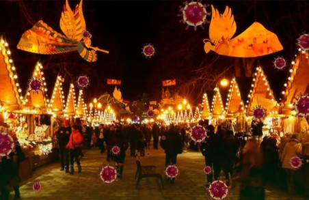 Львів’янин обурюється різдв’яним ярмарком в центрі міста в час коронавірусної пандемії