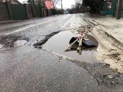 Водіям, які їдуть по Тракту Глинянському у Львові треба бути обережними
