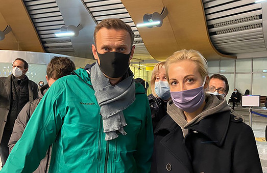 Російського опозиціонера Навального затримали прямо в московському аеропорту «Шереметьево»