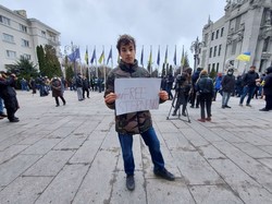 У Києві на Банковій триває акція протесту проти ув’язнення Сергія Стерненка