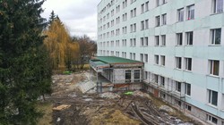 У Червонограді на Львівщині реконструюють міську лікарню