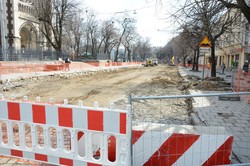 Ділянку вулиці Степана Бандери у Львові обіцяють відкрити для проїзду до липня
