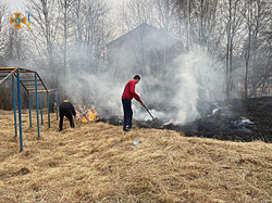 Протягом доби львівські рятувальники 65 раз виїздили на пожежі сухостою