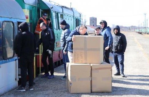 До Мостиськ на Львівщині прибув вже четвертий гуманітарний потяг із міста Брно