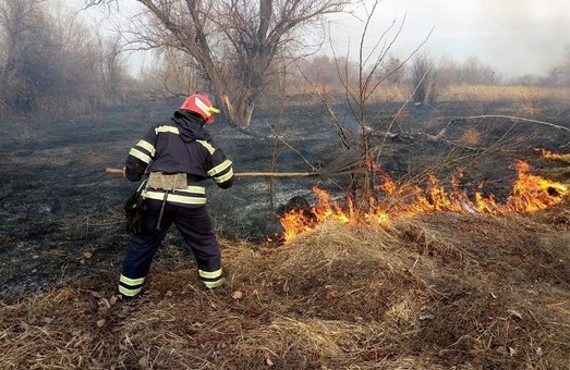 На Львівщині протягом минулої доби ліквідували майще 20 пожеж сухостою