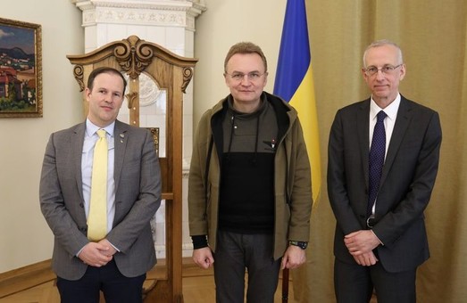 Мер Львова зустрівся із заступником керівника амбасади Великобританії в Україні