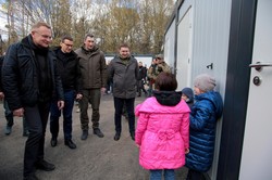 У Львові учора відкрили перше модульне містечко для вимушених переселенців (ФОТО)