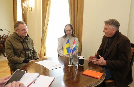 Мер Львова учора зустрівся із послом Нідерландів в Україні