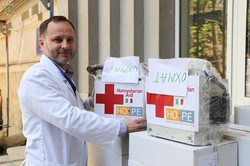 Львівська лікарня отримала медичне обладнання та медикаменти від талійського гуманітарного фонду «Hope Onlus»