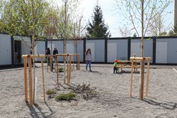У Львові завершили облаштування другого модульного містечка для вимушених переселенців (ФОТО)