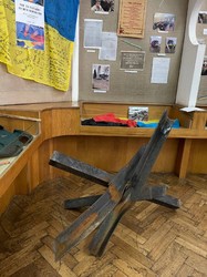 У краєзнавчому музеї "Верховина" в Стрию на Львівщині відкрили виставку "Ми за Україну будемо воювати!"