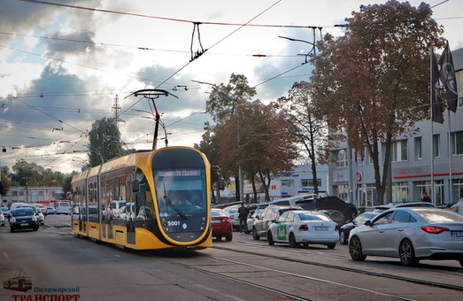 Київ отримує нові трамваї українського виробництва