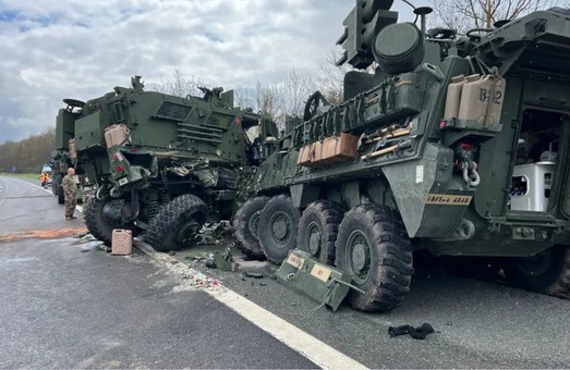 Бронеавтомобілі армії США потрапили в аварію у Баварії