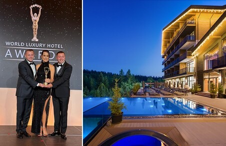 Готель на Львівщині отримав нагороду найкращого luxury wellness-курорту Європи